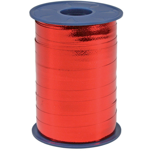 Ringelband, 10mmx250m, metallic rot  2858-609