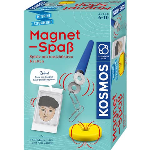 Mitbringspiel Experiment Magnet-Spaß KOSMOS 658137 Mitbringspiel Experiment Magnet-Spaß KOSMOS 658137