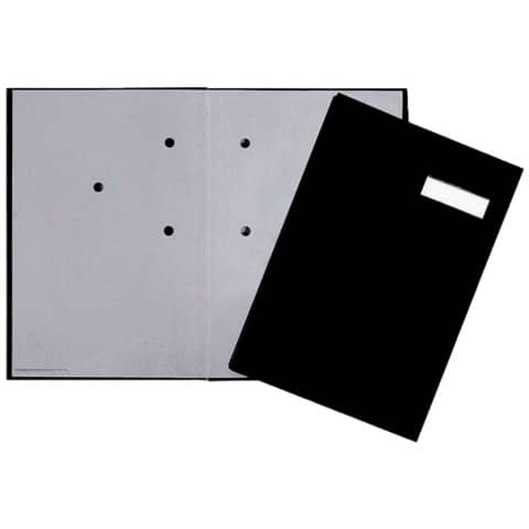 Unterschriftsmappe, 20 Fächer, schwarz Q-CONNECT KF31014