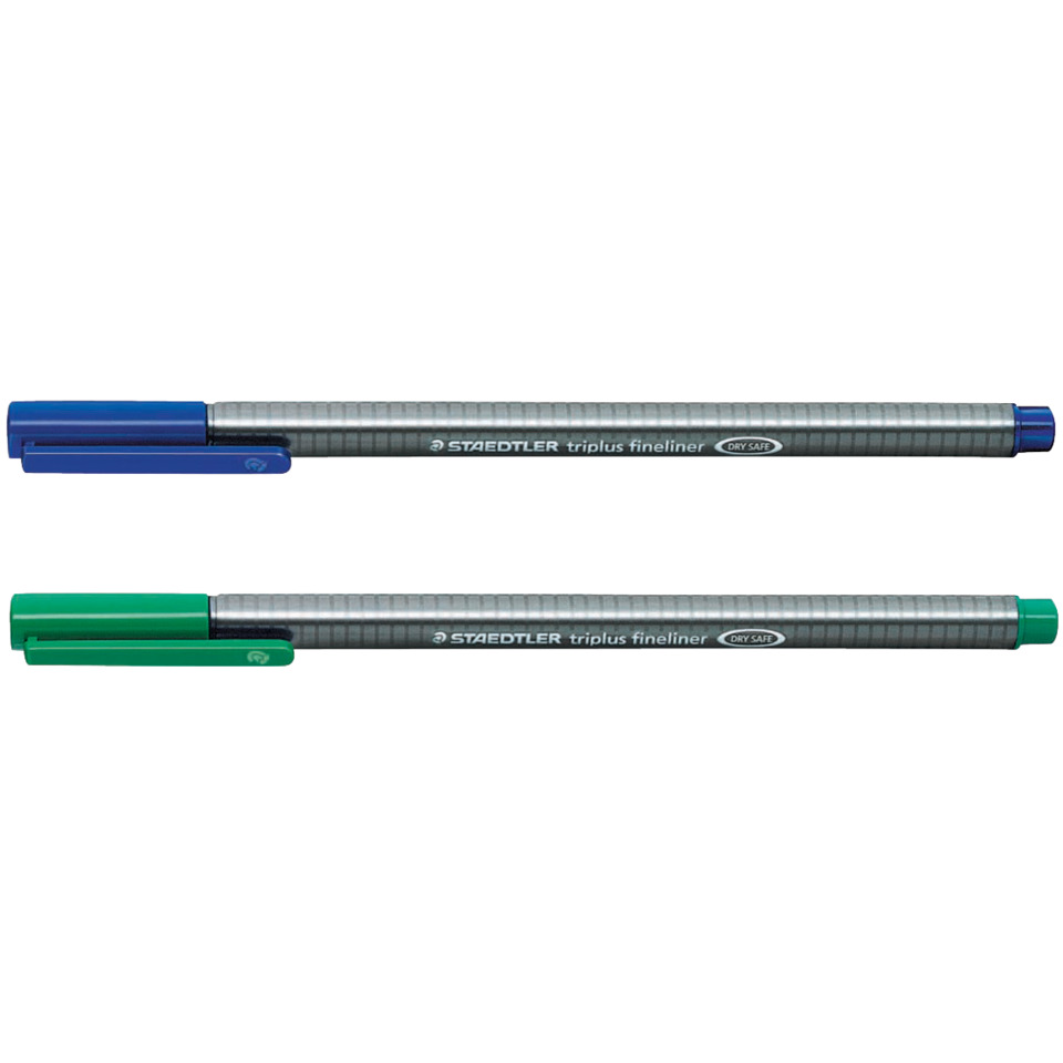Fineliner, Doppel-Farbe, Metallisch, Feinlinier, Studio Marker