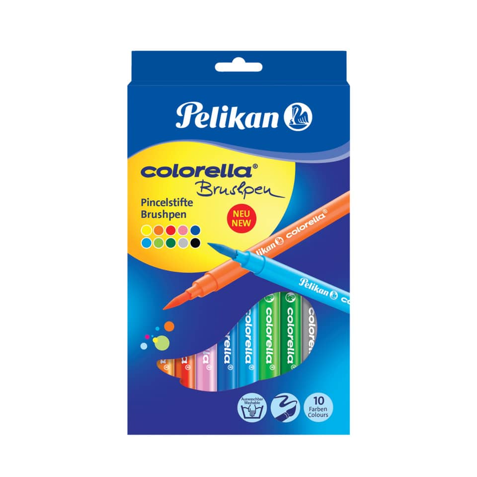 Bleistifte, Brushpens, Bunt, Set, Colorella