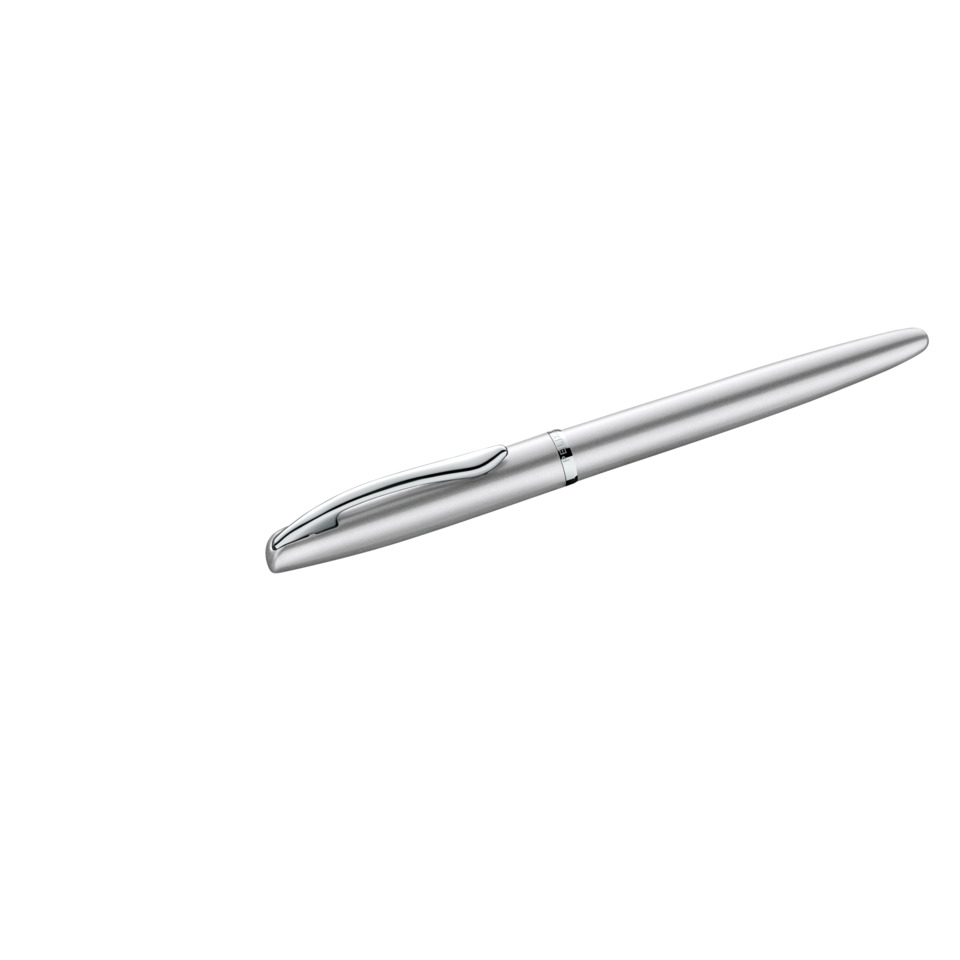 Kugelschreiber, Silber, Metall, Clip, ausziehbar