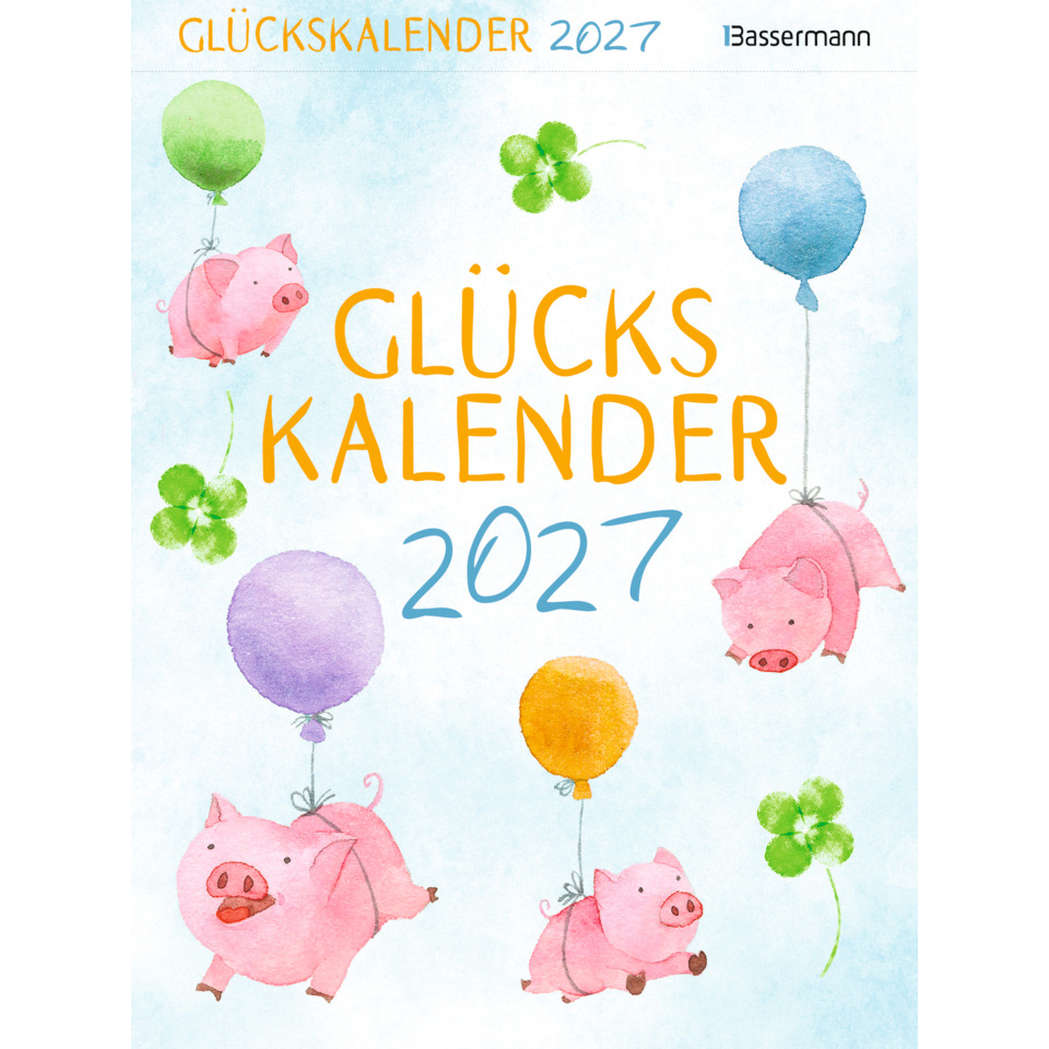 Kalender, Glücksbringer, Sparschwein, Wandkalender, Motiv