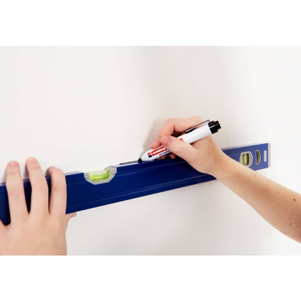 Level, Level-Werkzeug, Wasserwaage, Blau, Marker vorhanden