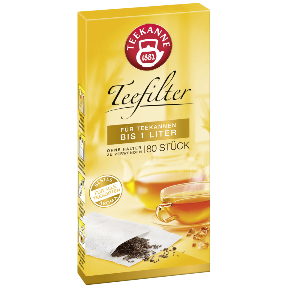 Teefilter, Teekanne, Kaffee/Tee Zubehör, 80 Stück, Beuteltee
