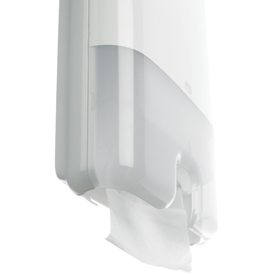 toilet paper dispenser, Wandmontage, Kunststoff, Weiß, Tissue-Rolle