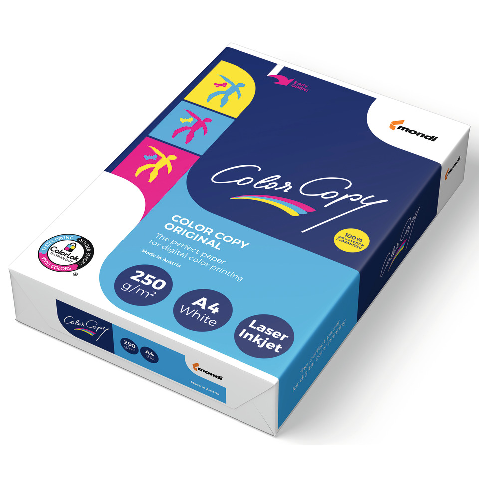 Kartonpapier, Color Copy, Laser Inkjet, A4 White, 250 g/m²