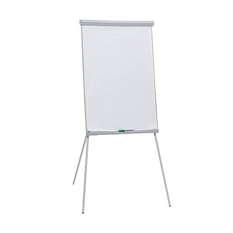 Flipchart U-Act!Line®, Dreibeinstativ, Stahl, höhenverstellbar, 70 x 100 cm, hellgrau FRANKEN FC93