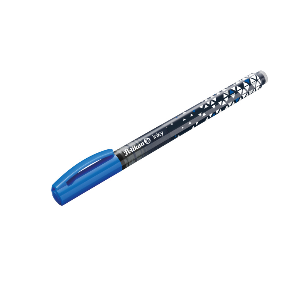Flächenstift, Marker, Stift, Pelikan ink, Blauer Deckel