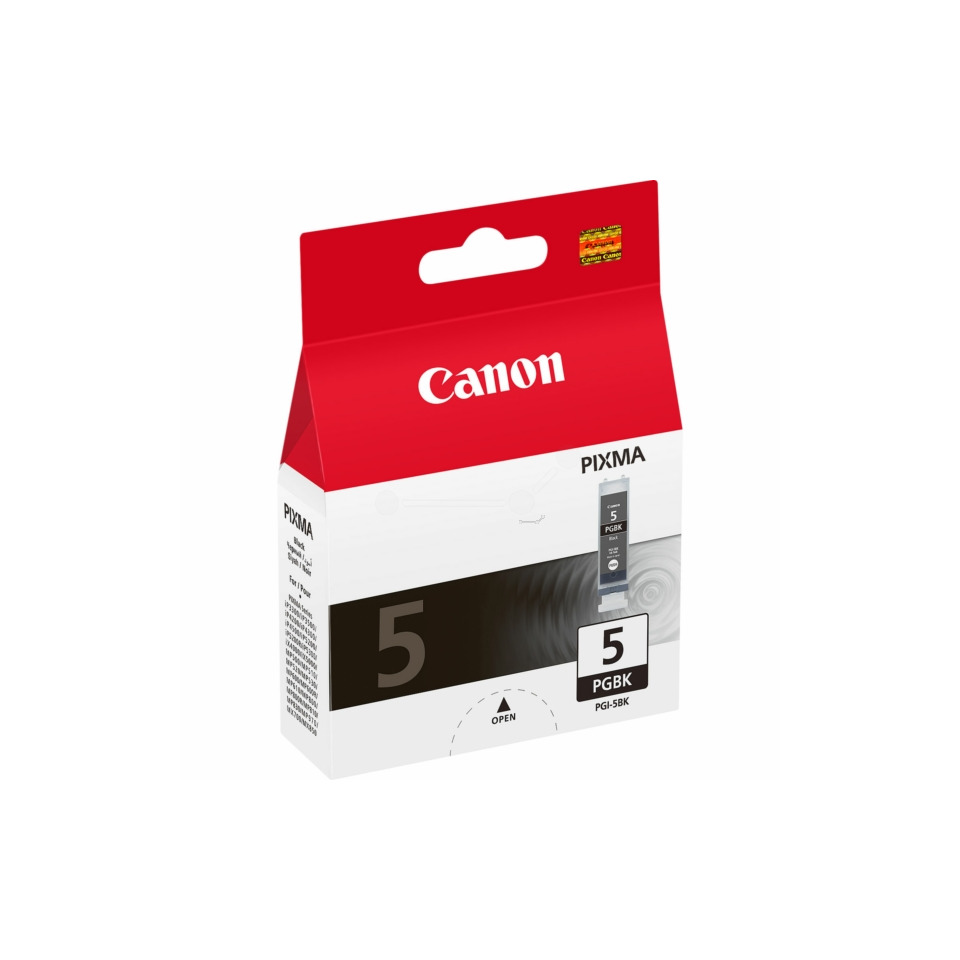 Druckpatrone, Tintenpatrone, 5 Farben, PGI-5BK, Canon Pixma