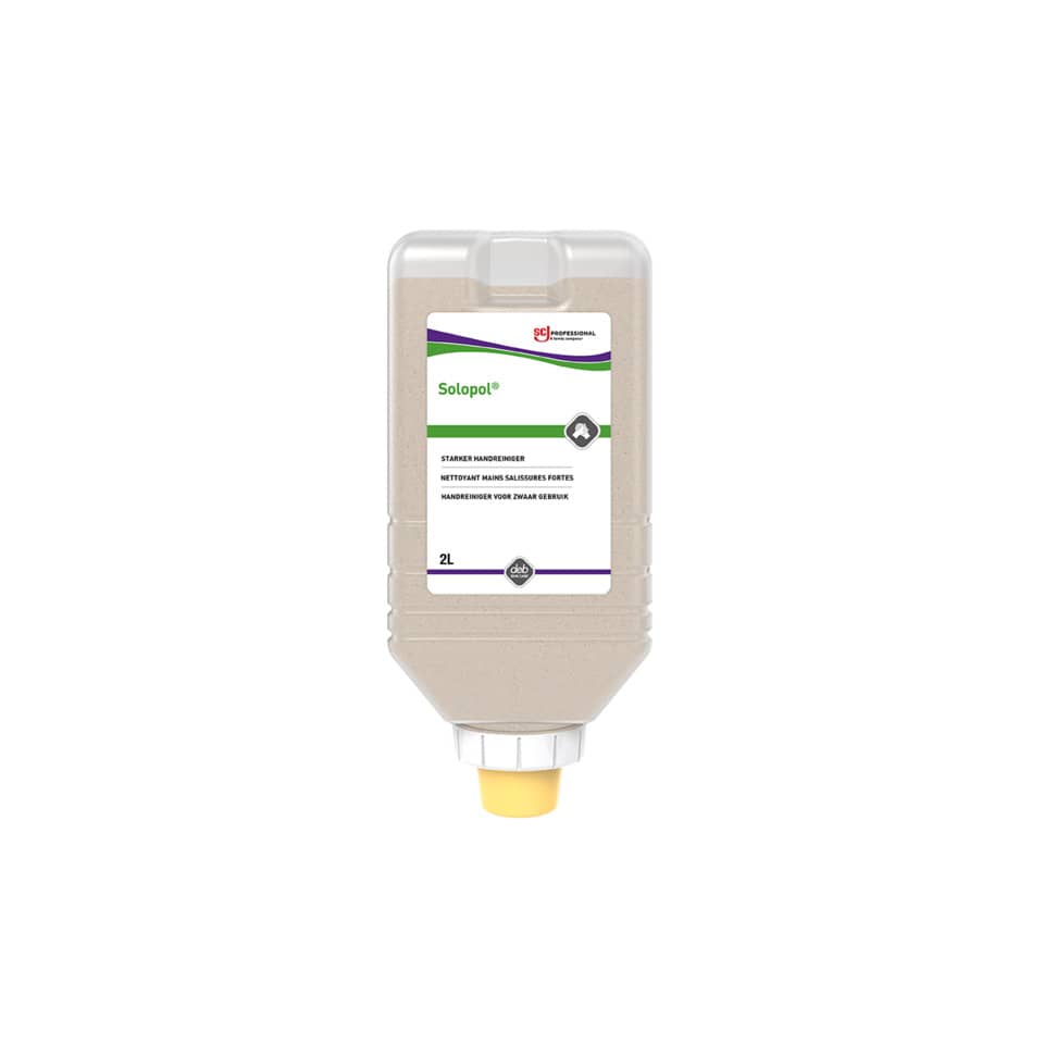 Handreinigung, Flüssigkeitsbehälter, 2L, Beutelverschluss?, Solopol