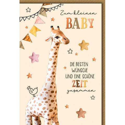 Grusskarte, Post, Giraffe, Wildtiere, Werbung