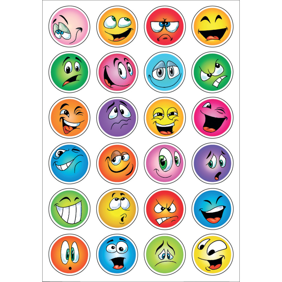 smiley, emojis, faces, colorful, sticker