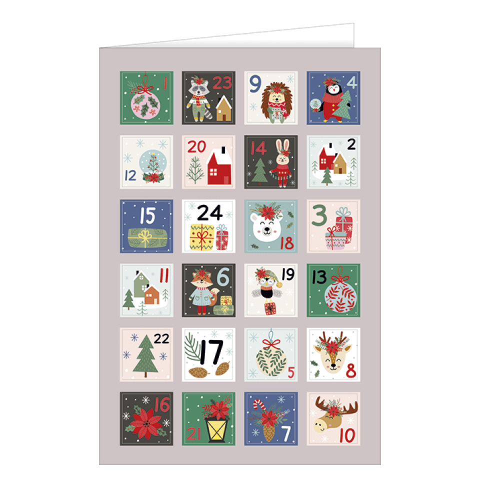 Adventskalender, Adventskalender-Türchen, Weihnachtskollektion, Muster, Kleine Geschenke