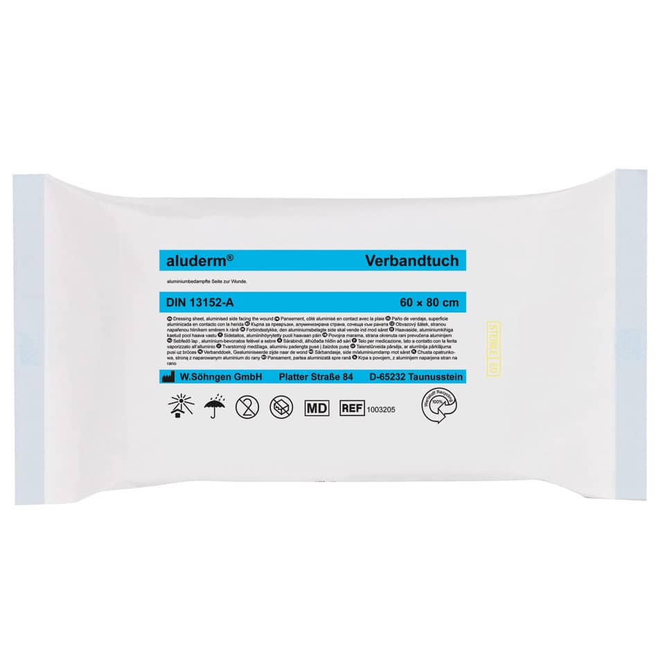 aluderm® Verbandtuch 60 x 80 cm ALUDERM+SILBER 1003205