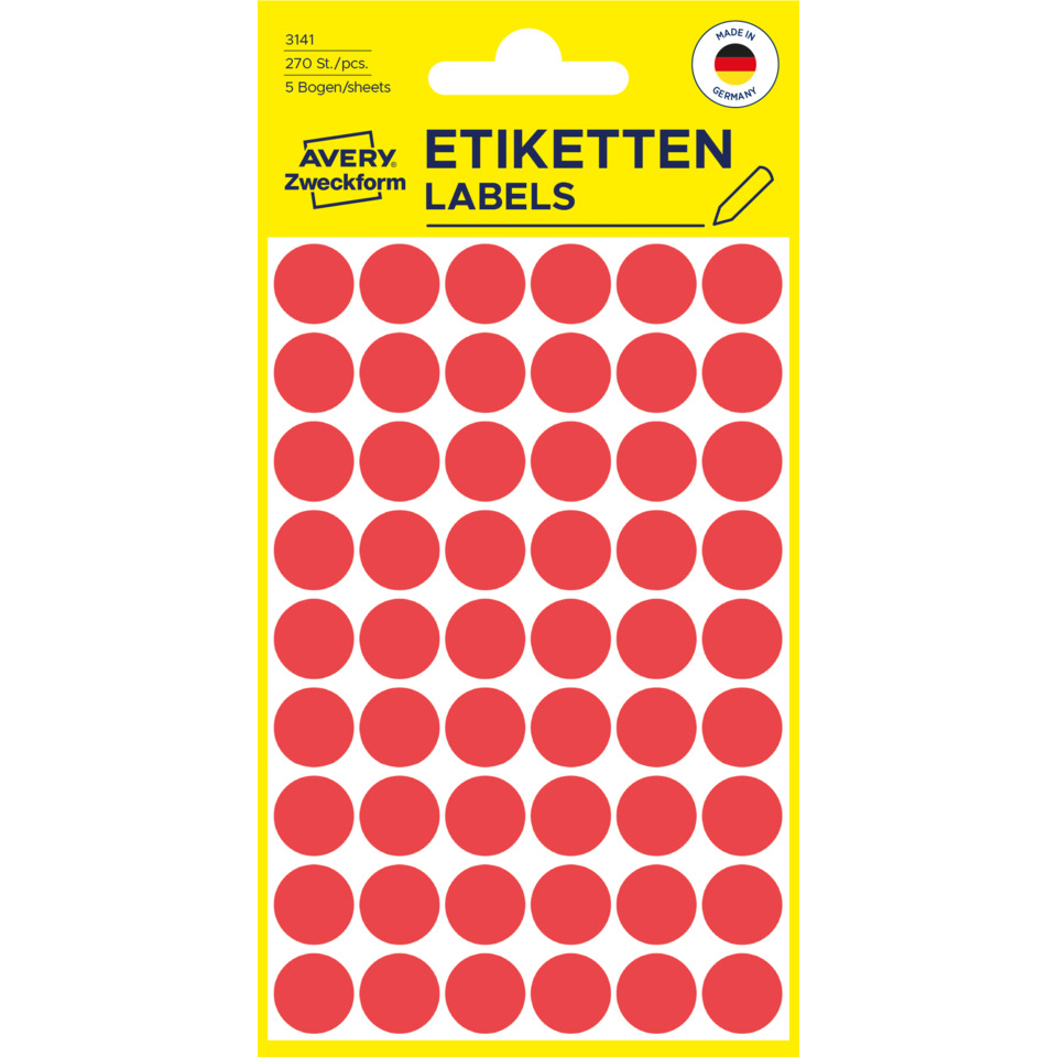 Etiketten, Labels, Aufkleber, Punktmuster, Runde Kreise