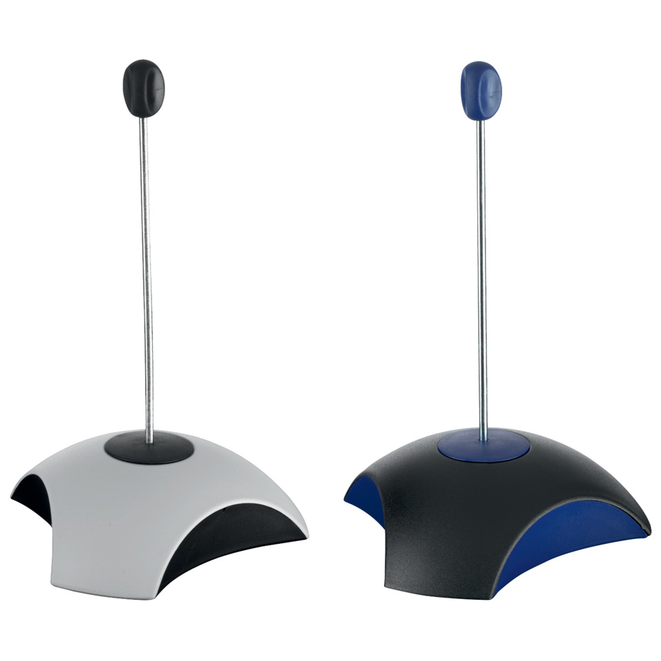 Elektrisches Gerät, Mikrophon, Lampe, Elektronik, Maus, Indexierständer, Mikrofonständer, verstellbare Stange, dualer Sockel, schwarz/blau
