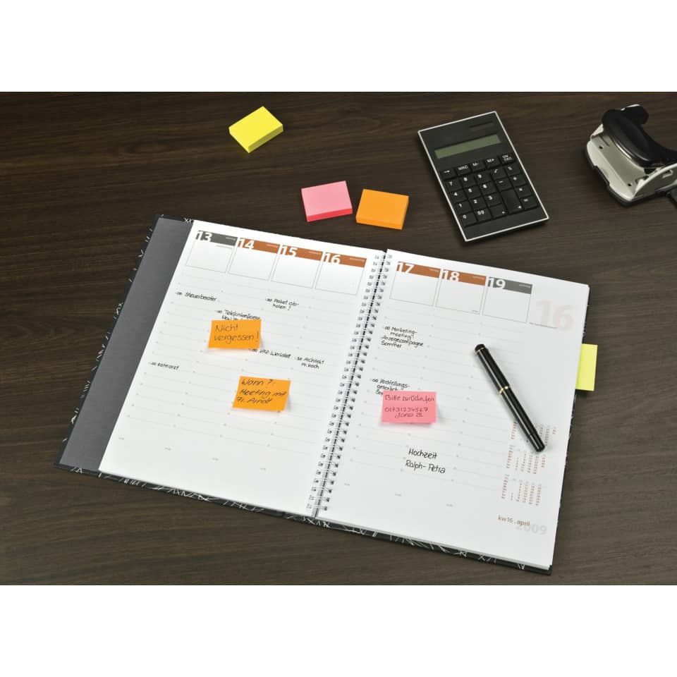 Planer, Tagebuch, Notizzettel, Kalender, Stift