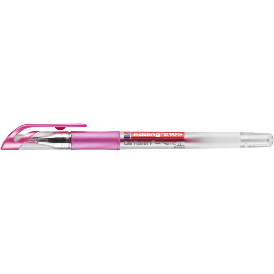Gel-Roller, Gel-Tintenroller, Kugelschreiber, Transparente Spitze, Pink