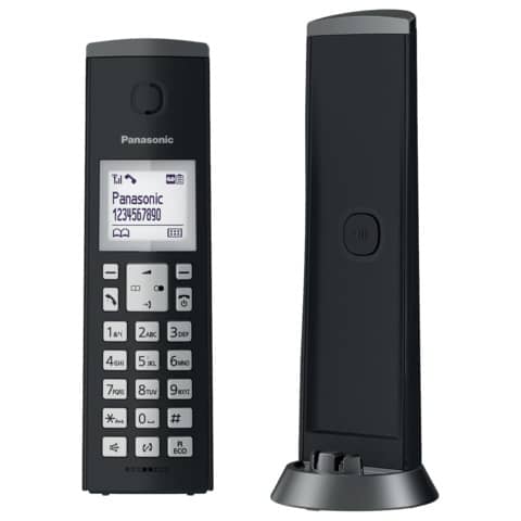 Telefon DECT, schwarz PANASONIC KX-TGK220GB