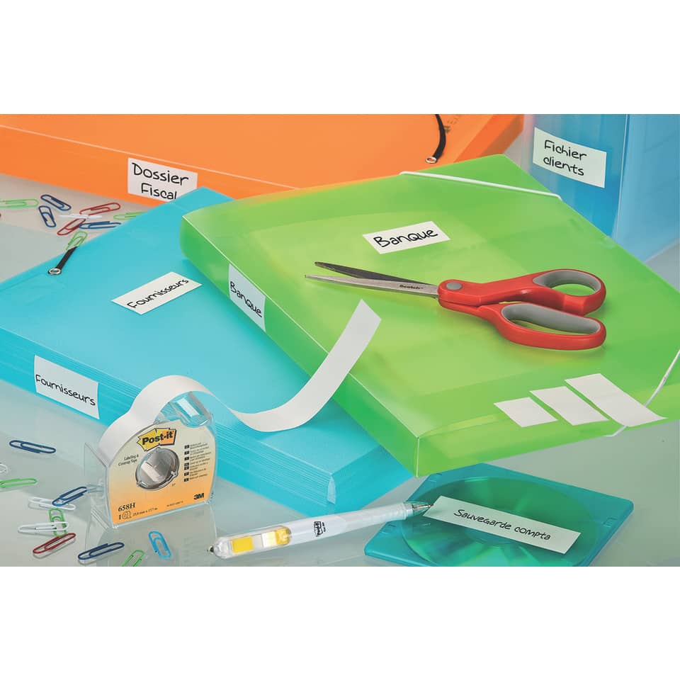 Schreibtisch-Ordner, Bürobedarf, Schere, Klebeband, Etiketten