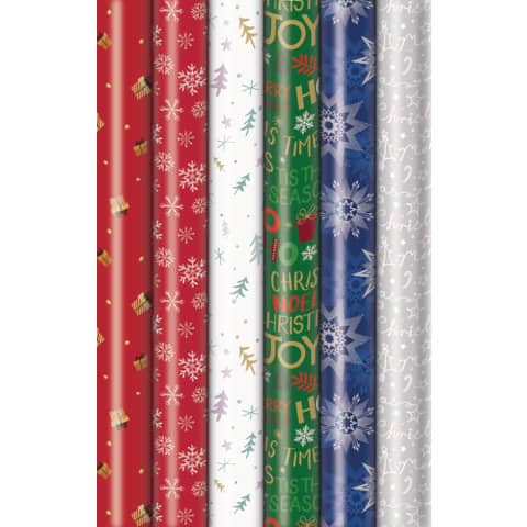 Weihnachts-Geschenkpapierrolle, 5mx70cm, sortiert ZÖWIE 33046 555210