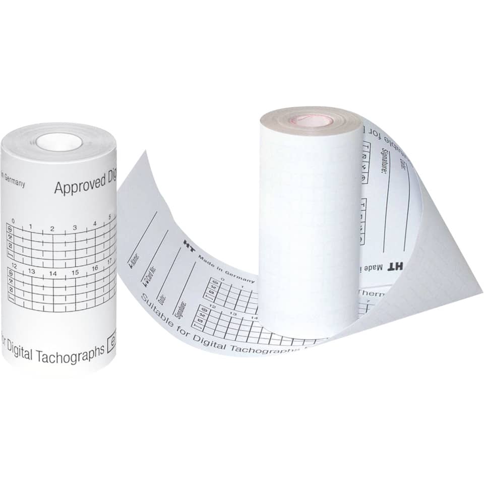 Tachograph Rolle, Dokumentenrolle, Digital Tachograph, Papierrolle, Schriftband