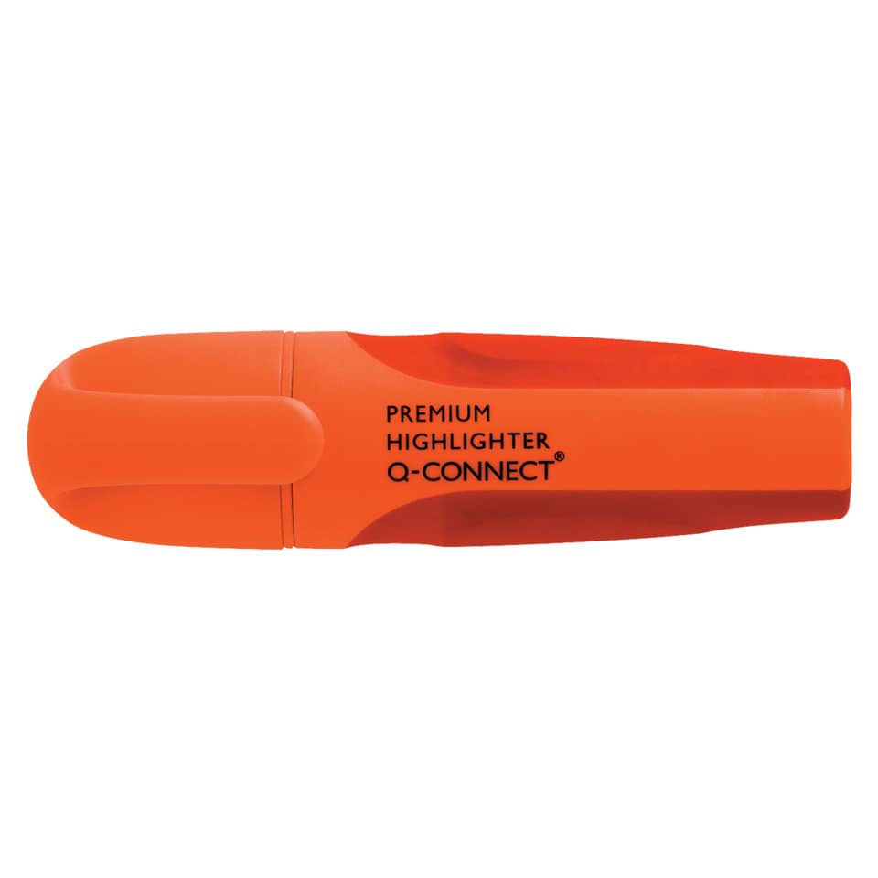 hochlader, orange, stift, markierer, Q-Connect