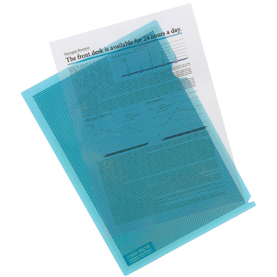 A4 Ordner, Kunststoffhülle, blauer Ordner, Dokumentenhülle, transparente Tasche