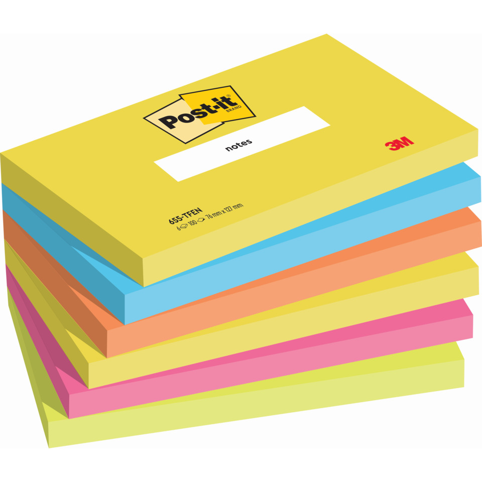 Post-it notes, Sticky notes, Notizblöcke, Bunte Notizen, Klebepunkte