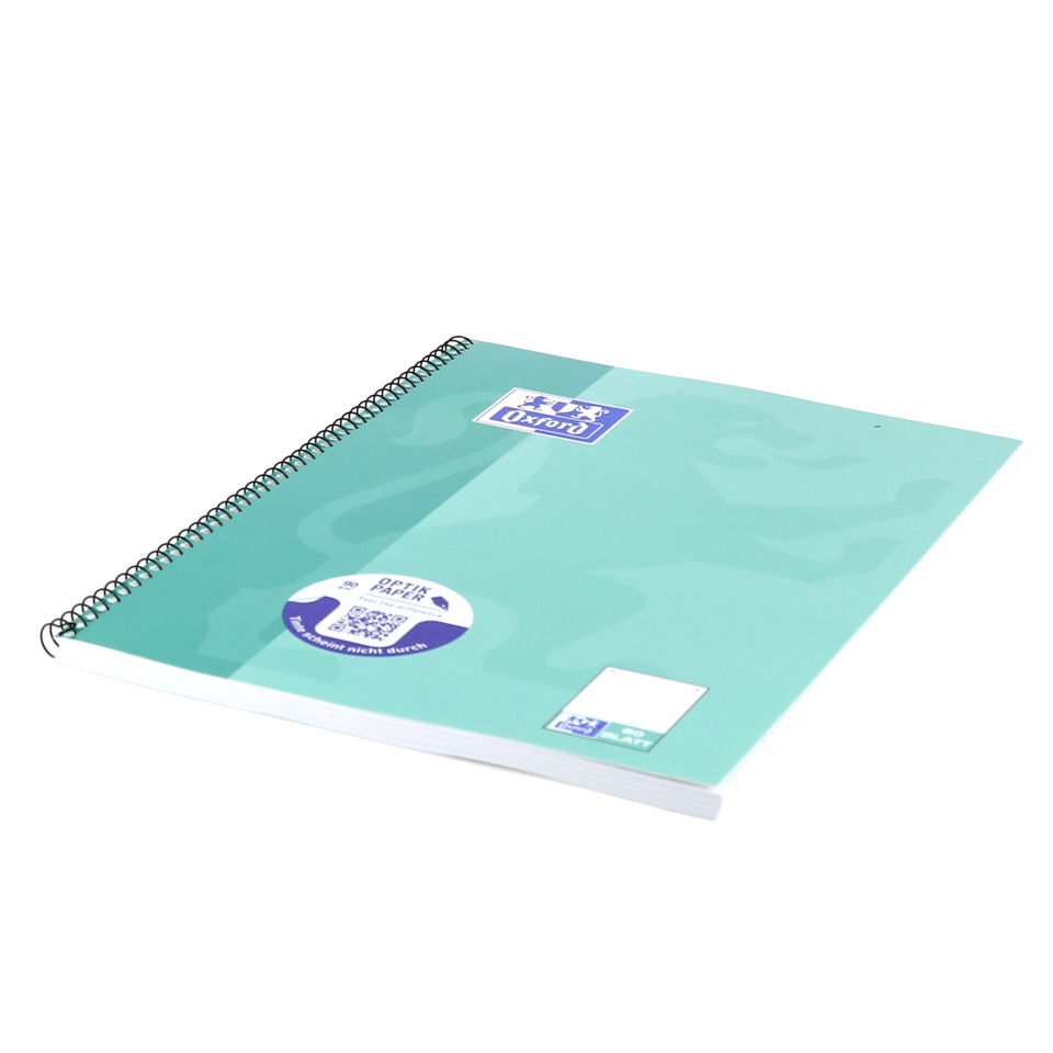Spiralblock, Notizbuch, Türkis, Ordner?, Sticker
