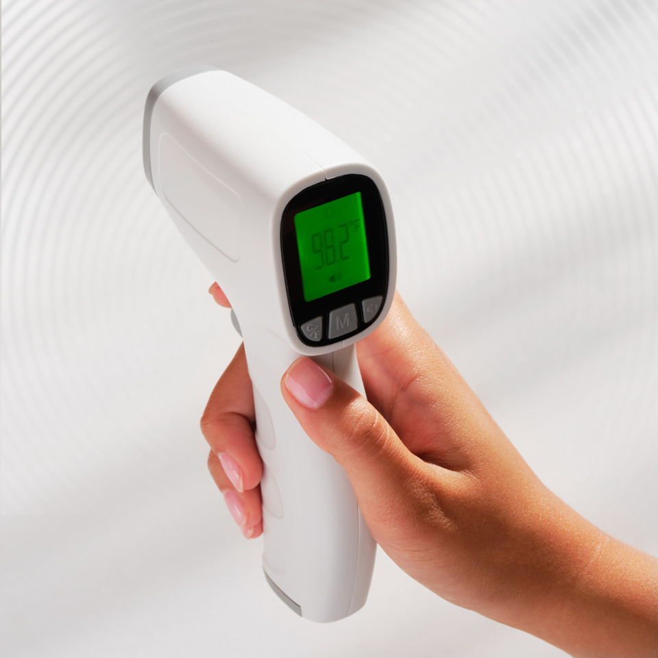 Thermometer, Infrarot, Digital, Handgerät, Handheld