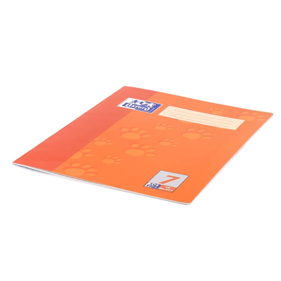 Notizblock, Orange, Klemmheft, Einband, A4