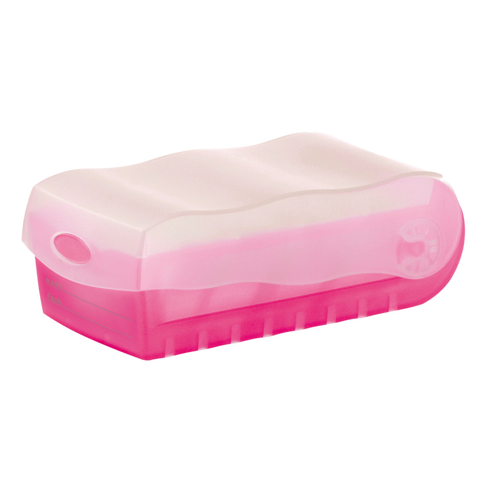 pink, Schneideheft, Kunststoff, zweifarbig, Spitzer/Schärfer