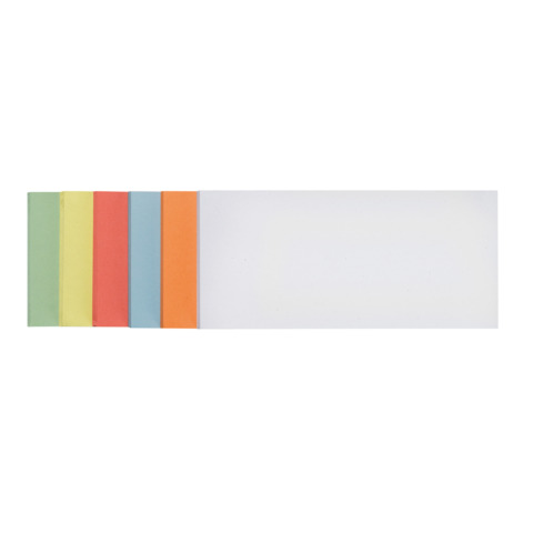 Moderationskarte, 205 x 95 mm, Altpapier, 250 Stück, sortiert FRANKEN UMZH102099