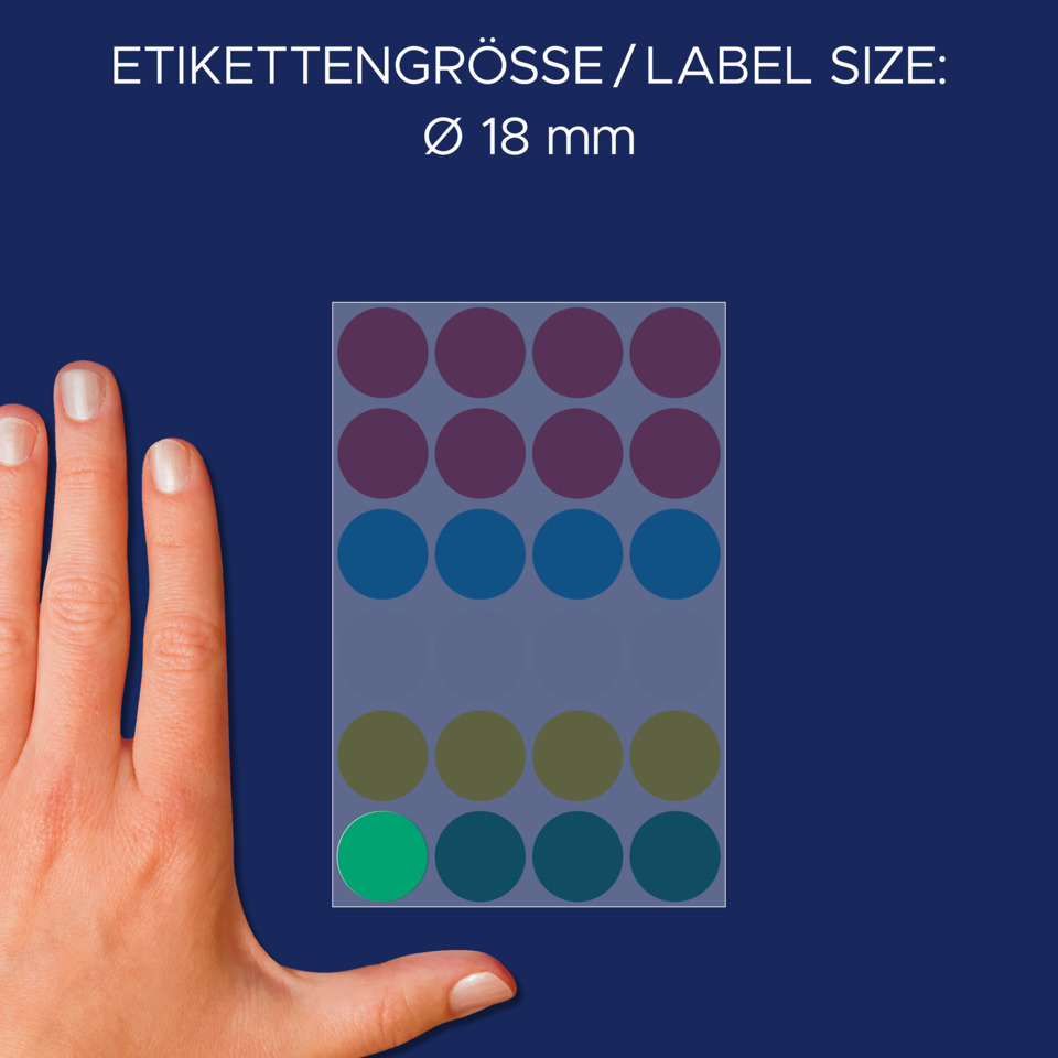 Nagellack, Nagellackfarben, Farbpalette, Punktmuster, Labeling-Board