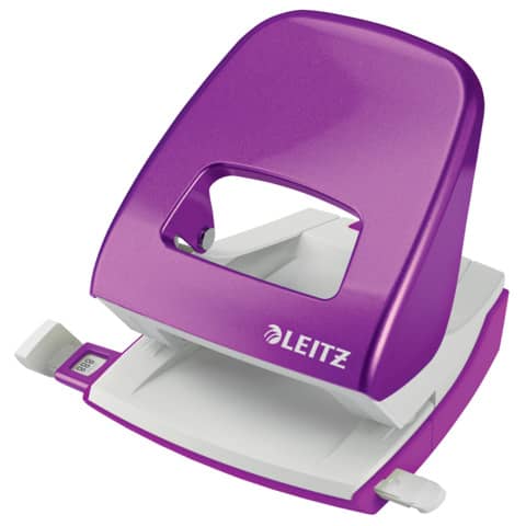Locher NeXXt WOW, 30 Blatt, Anschlagschiene, Metall, Blister, violett LEITZ 50082062