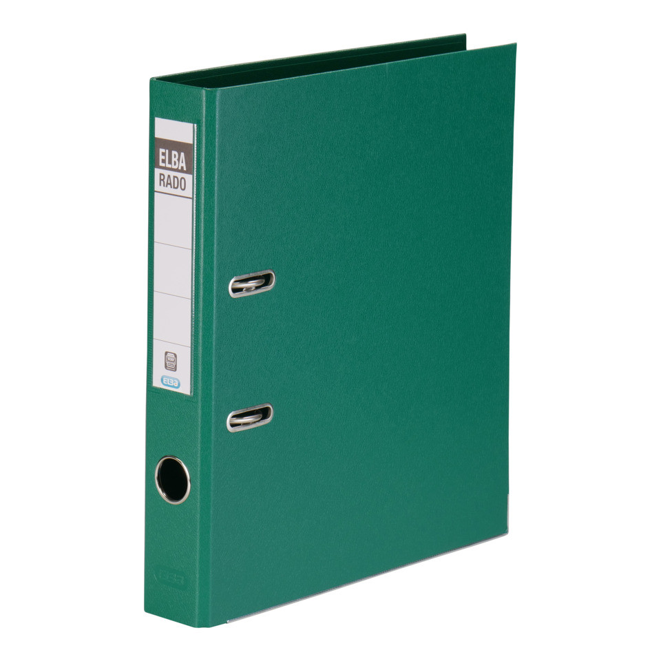 Halter mappen, Ordner, Spiralordner, Kunststoff, Grün, Ordnungshefter, Ringbinder, grüner Binder, Drei-Ring-Hefter, Büro-Hefter