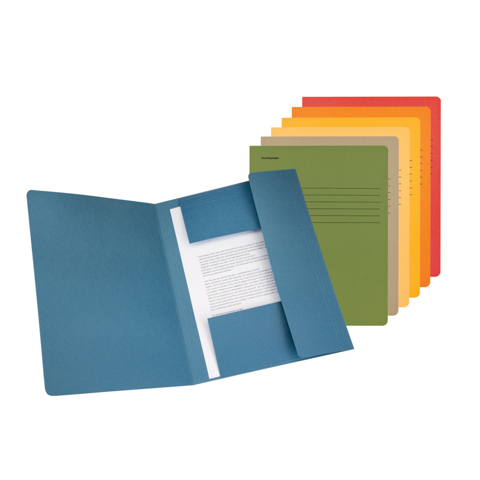 Ordner, Aktenmappe, Bunte Ordner, Dokumentenmappe, Foldout-Ordner
