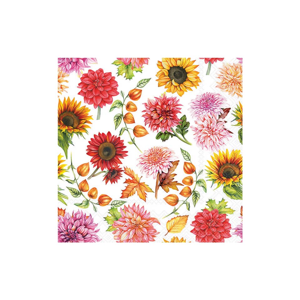 Blumenmuster, Sommerblumen, Chrysanthemen, Sonnenblumen, Farbenfroh