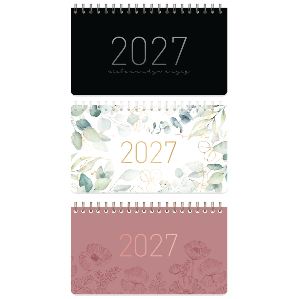 kalender, wandkalender, 2027, spiralbindung, design-motiv