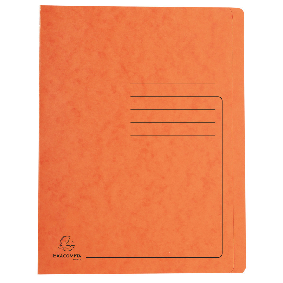 orange notebook, notepad cover, line pages, soft cover, Exacompta