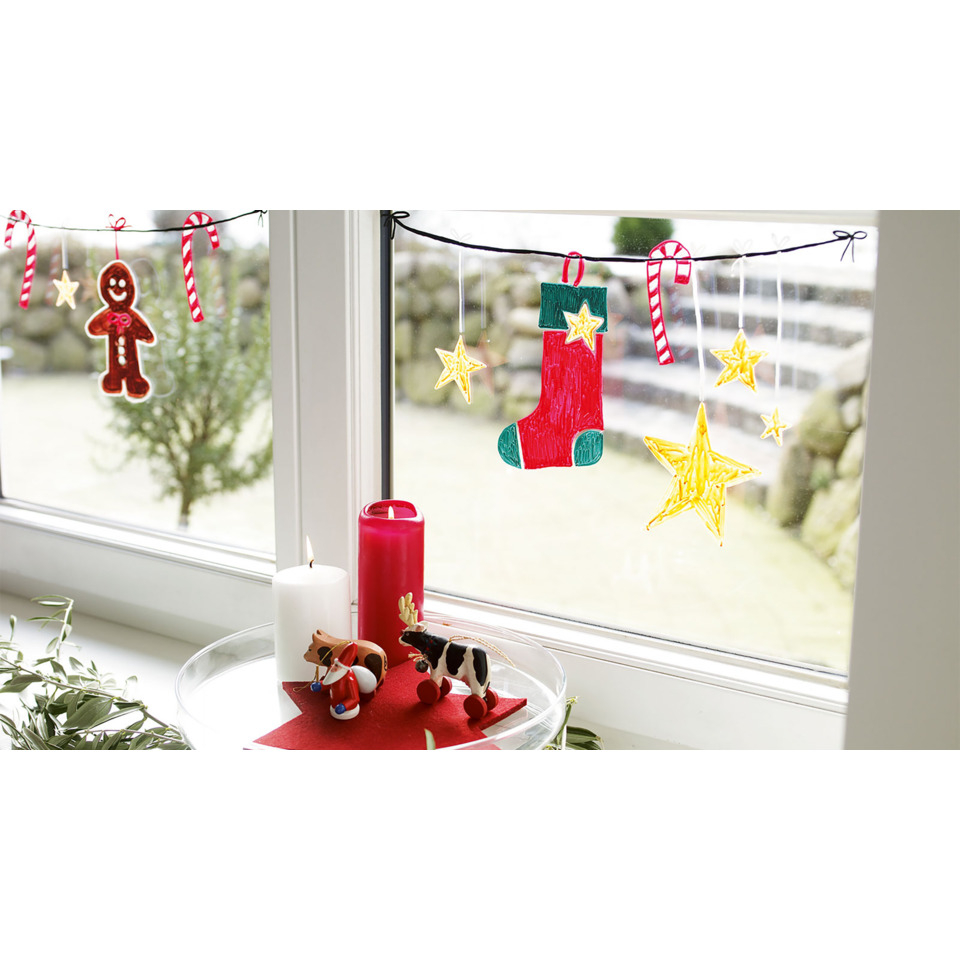 Weihnachtsdeko, Fensterdeko, Kleingebäck, Kerzen, Sterne, weihnachtsdeko, fensterdekoration, kerzen, hintergrundfenster, papieranhänger