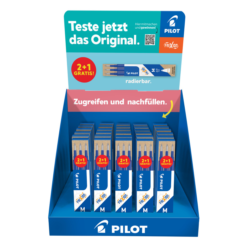 Bleistiftspitzer, Bleistifte, Kunststoffverpackung, Schreibwaren, Pilot