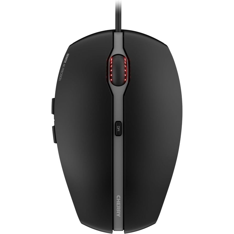 Gaming-Maus, Kabelgebundene Maus, RGB-Beleuchtung, DPI-Umschalter, Schwarz