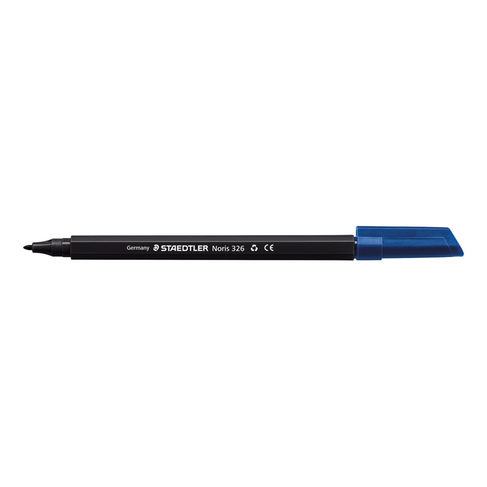 Marker, Stift, Spitze, Feine Spitze, blauer Deckel