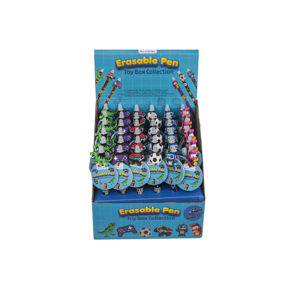 Erasable Pen, Toy Box Collection, Kugelschreiber, Spielzeugpen, Motivierte Stifte