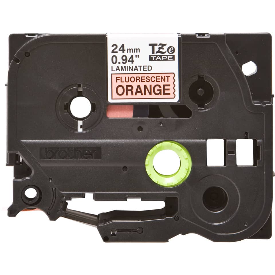 Tape, Fluorescent, Orange, 24 mm, Laminated