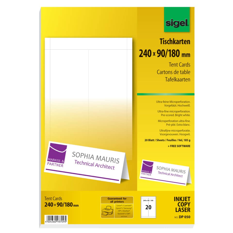 Tischkarten, Karten, Papier, Gelb, Tischkärtchen