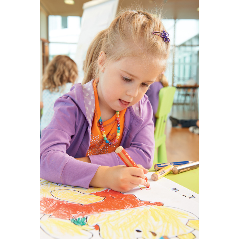 Kinder, Malen, Buntstifte, Papier, Kunst